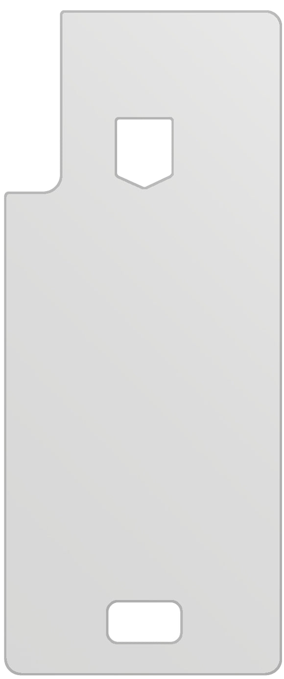 dipos Displayschutz für HiSense King Kong 6 Rückseite, mattierte Oberfläche, geringe Dicke und perfekte Passform