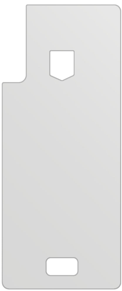 dipos Displayschutz für HiSense King Kong 6 Rückseite, mattierte Oberfläche, geringe Dicke und perfekte Passform
