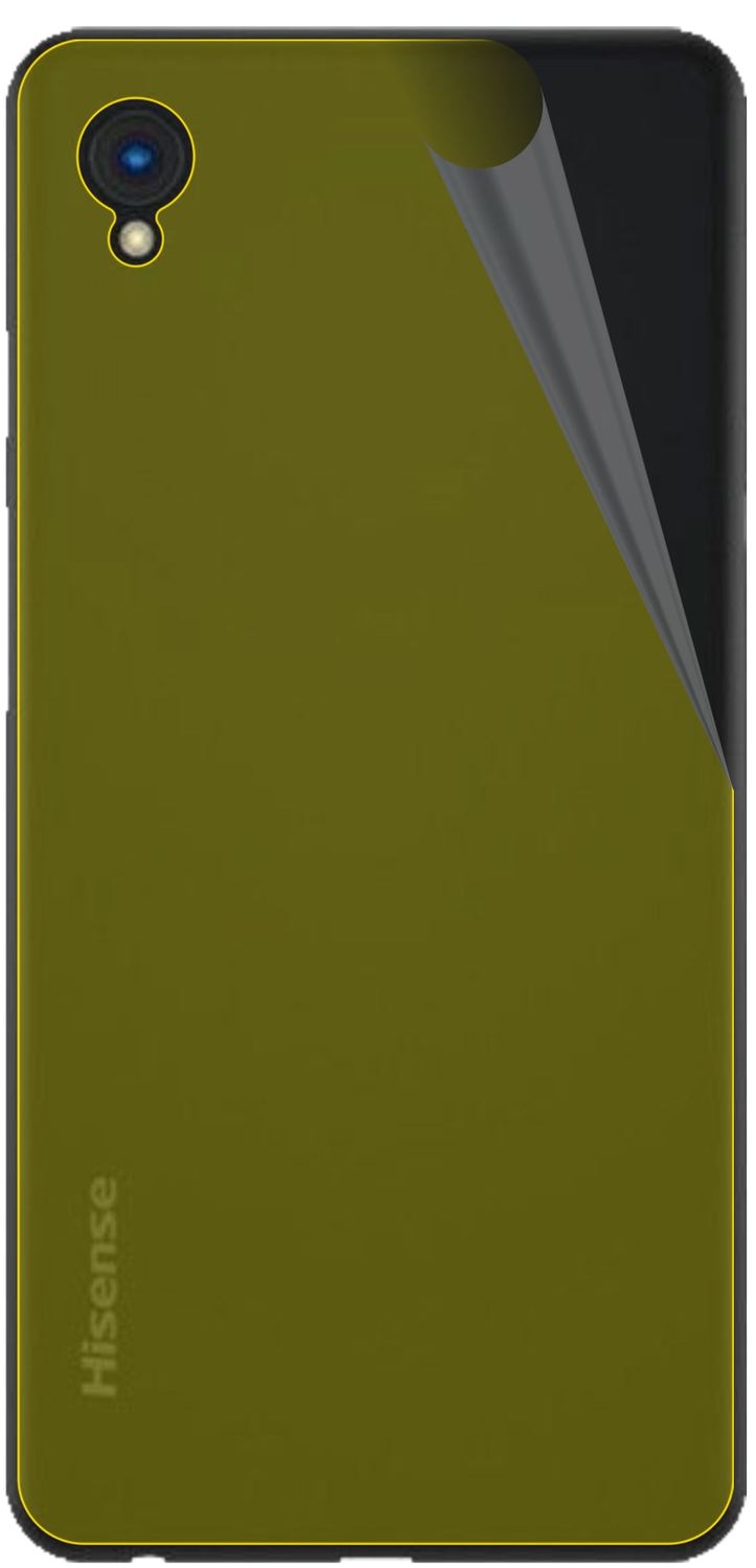 2x Screen Protector for HiSense A5 back Protective Film covers 100% dipos Flex