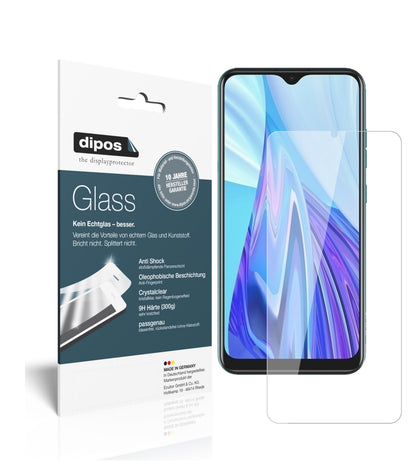 Klare Displayschutzfolie von dipos passend für Hisense F30s, 9H kratzfest und blasenfrei montiert