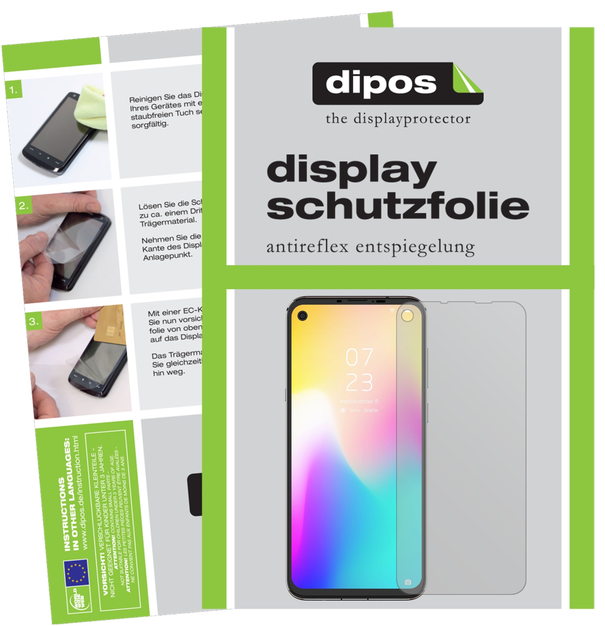 Mattes Panzerglas: Entspiegelte, dünne Folie, Fingerabdruckresistenz und Bildschirmschutz für Hisense-Infinity U30