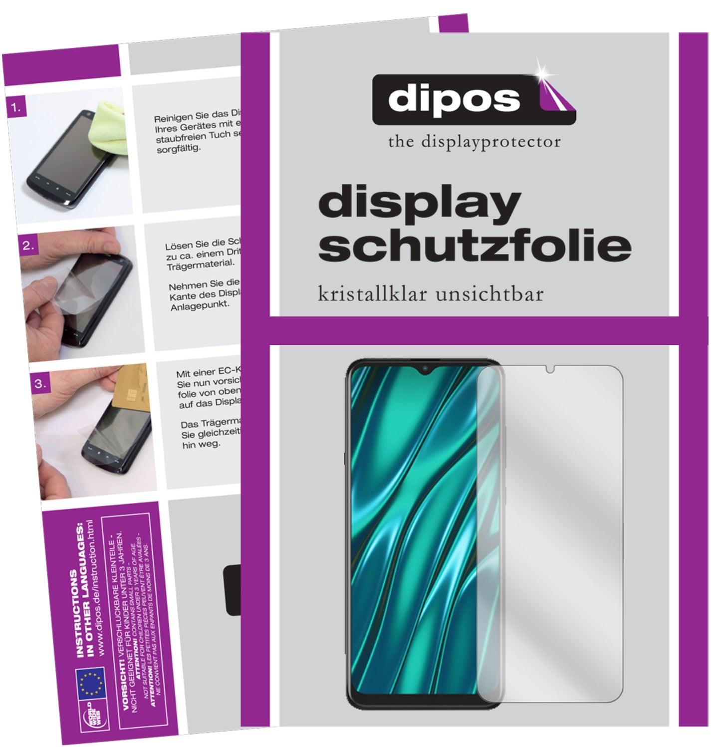 6x Schutzfolie klar für HiSense King Kong 6 Display-Schutzfolie