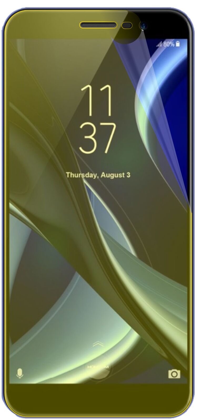 dipos Displayschutz für HOMTOM S16, transparente Oberfläche, geringe Dicke und perfekte Passform
