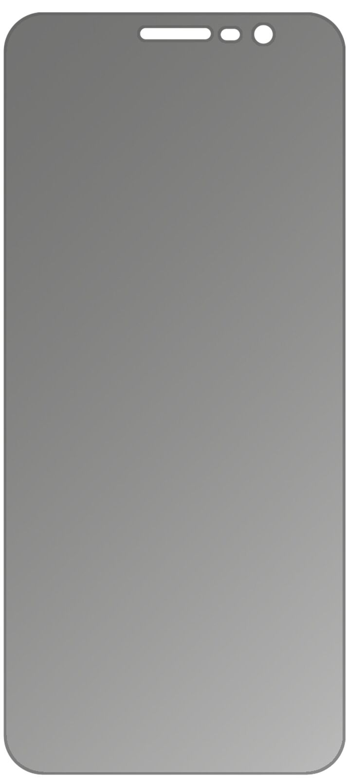 dipos Displayschutz für HOMTOM S16, mattierte Oberfläche, Blickschutzfilter und perfekter Passform