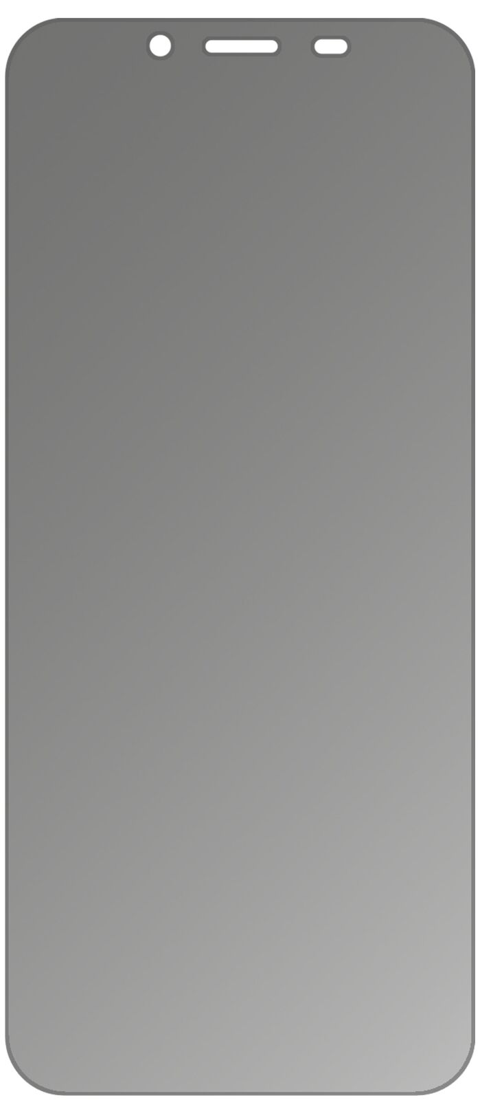 dipos Displayschutz für HomTom S99, mattierte Oberfläche, Blickschutzfilter und perfekter Passform