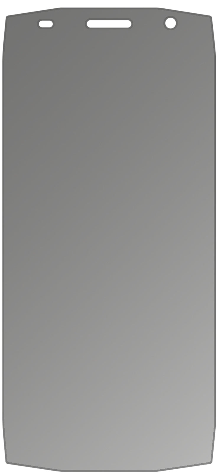 dipos Displayschutz für Homtom Zoji Z6, mattierte Oberfläche, Blickschutzfilter und perfekter Passform