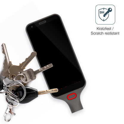 dipos Displayschutz für Honeywell CS32, transparente Oberfläche, perfekte Passform auch für die Rundungen