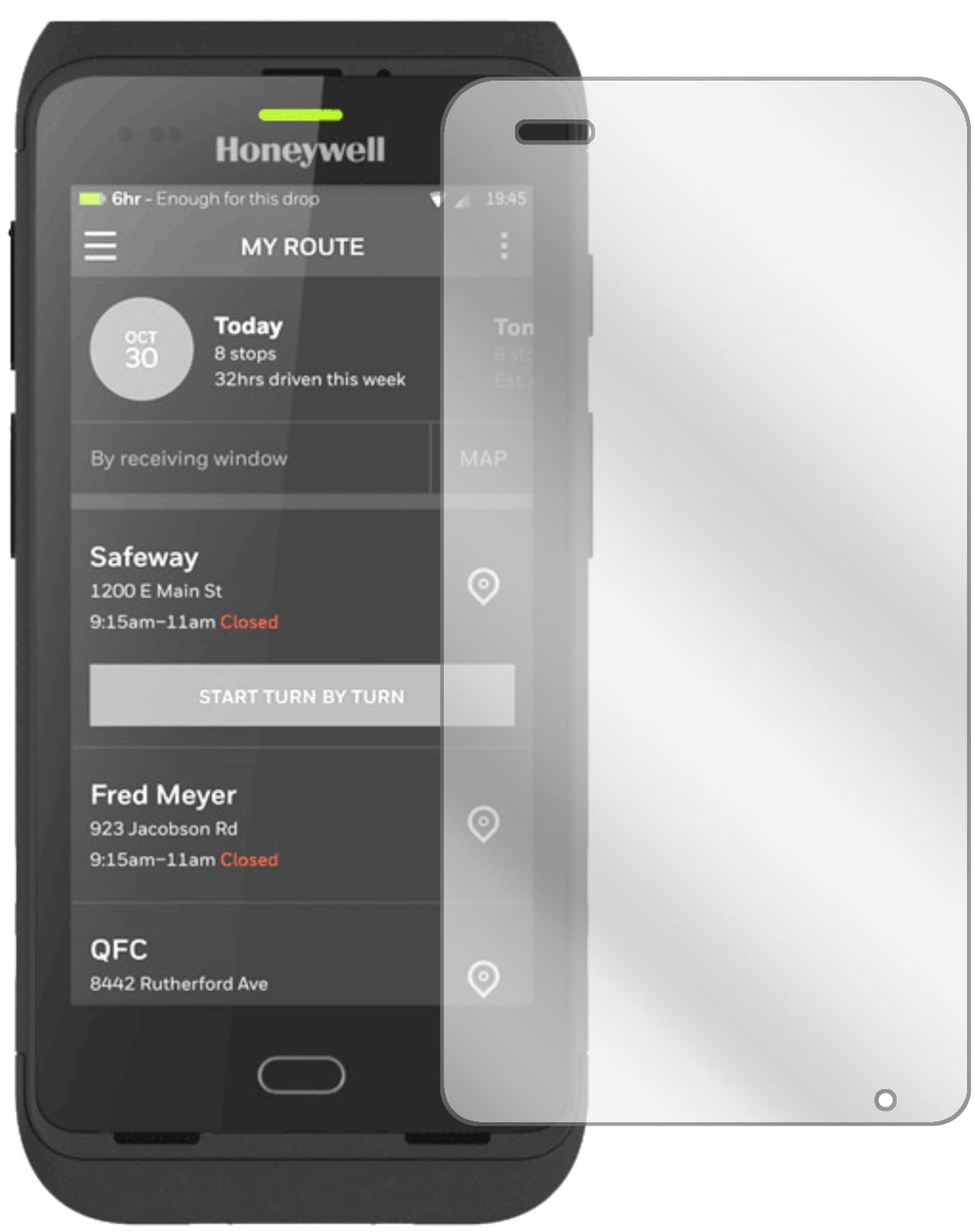 Screen Protector for Honeywell CT40 Protection Crystal Clear dipos