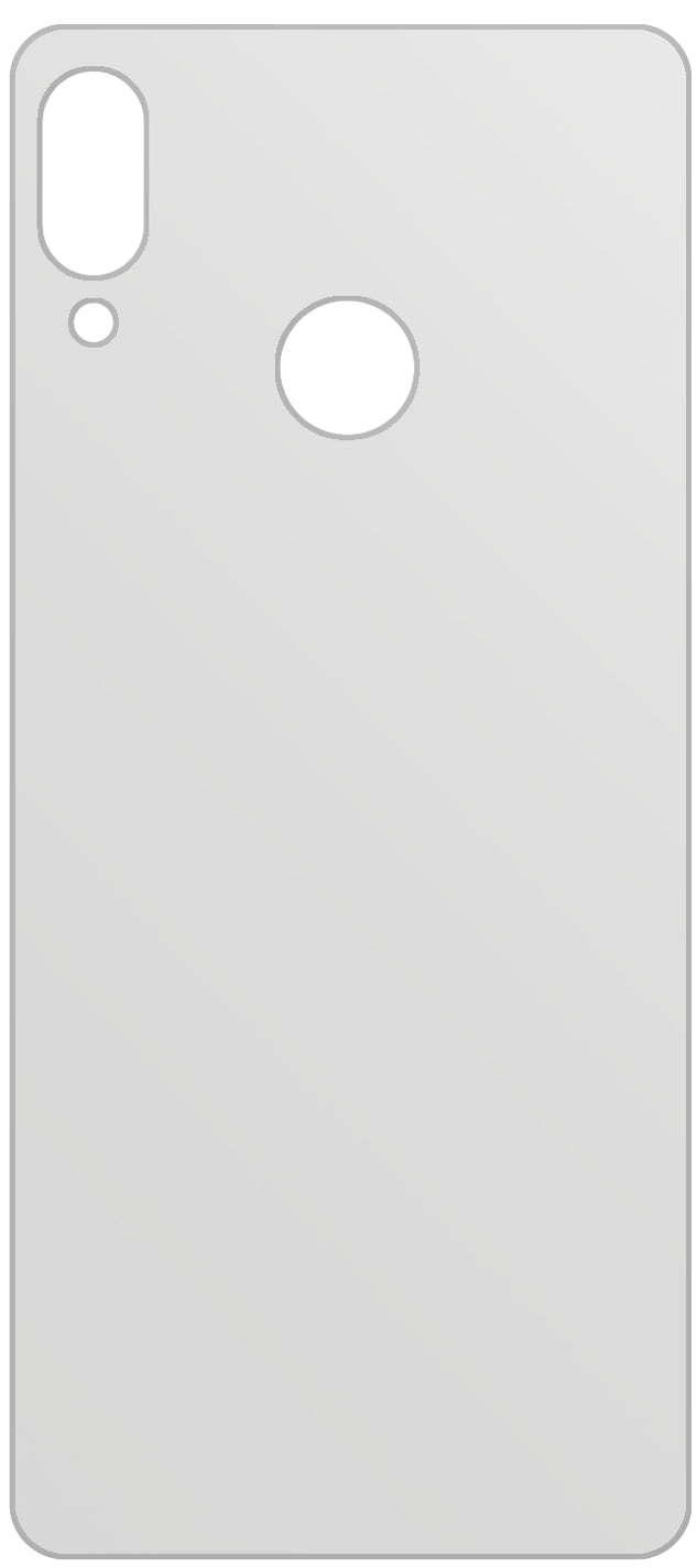 dipos Displayschutz für Honor 10i Rückseite, mattierte Oberfläche, geringe Dicke und perfekte Passform