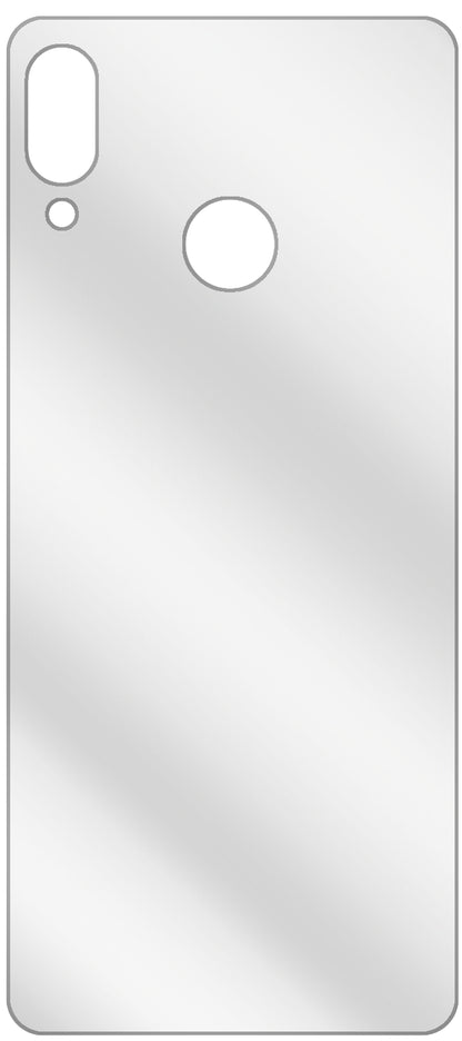dipos Displayschutz für Honor 10i Rückseite, transparente Oberfläche, geringe Dicke und perfekte Passform