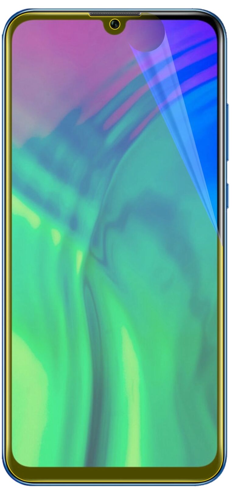 dipos Displayschutz für Honor 20i, transparente Oberfläche, geringe Dicke und perfekte Passform