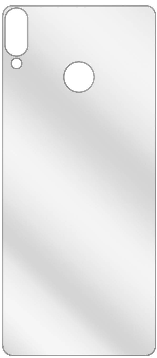 dipos Displayschutz für Honor 8X Max Rückseite, transparente Oberfläche, geringe Dicke und perfekte Passform