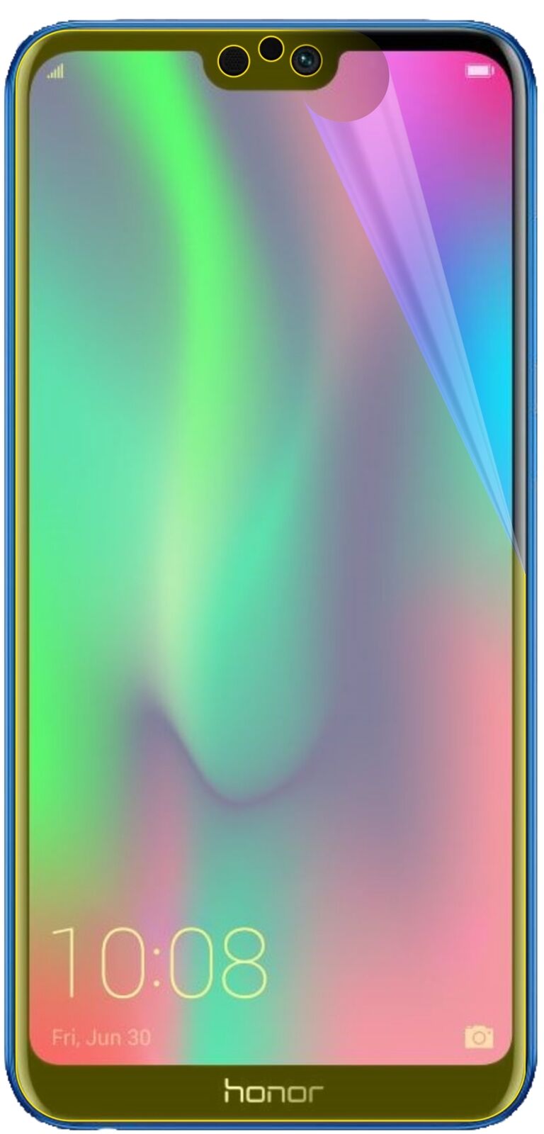 dipos Displayschutz für Honor 9N, transparente Oberfläche, geringe Dicke und perfekte Passform