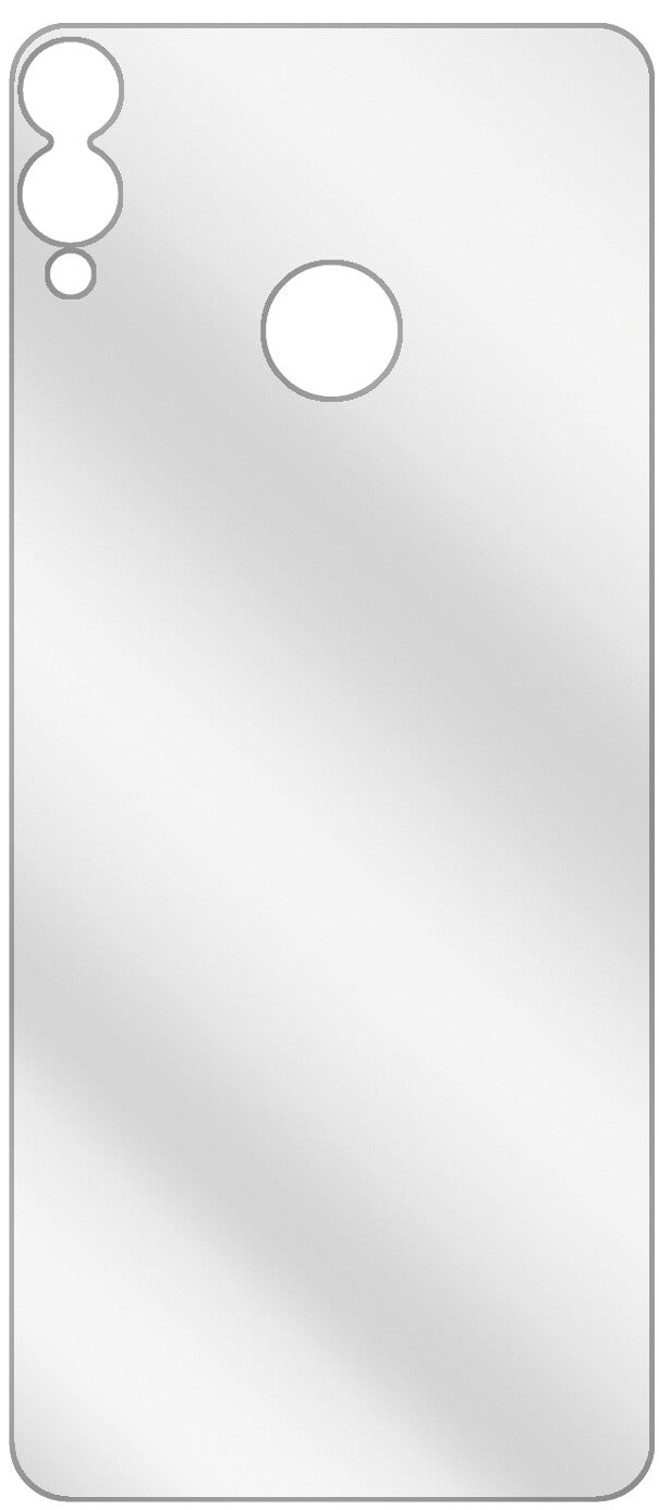 dipos Displayschutz für Honor View 10 Lite Rückseite, transparente Oberfläche, geringe Dicke und perfekte Passform