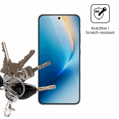 dipos Displayschutz f�r Honor Win, transparente Oberfl�che, perfekte Passform auch f�r die Rundungen
