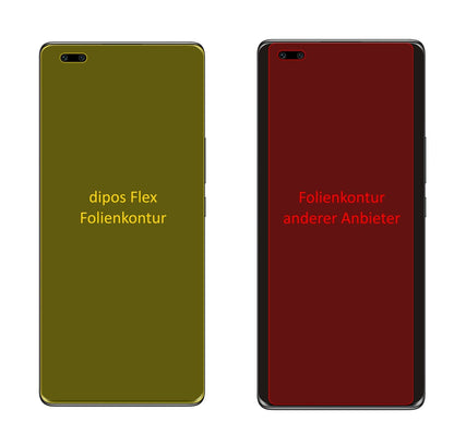 2x Screen Protector for Honor 50 Pro Protective Film covers 100% dipos Flex
