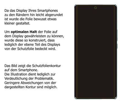 Privatsphäre-Schutz durch Sichtschutz-Folie passend zugeschnitten für Honor 60 Pro
