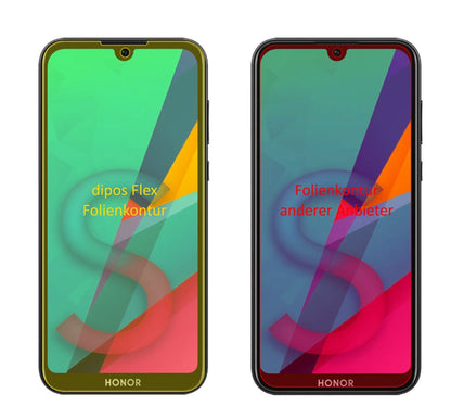 3x Screen Protector for Honor 8S Protective Film covers 100% dipos Flex