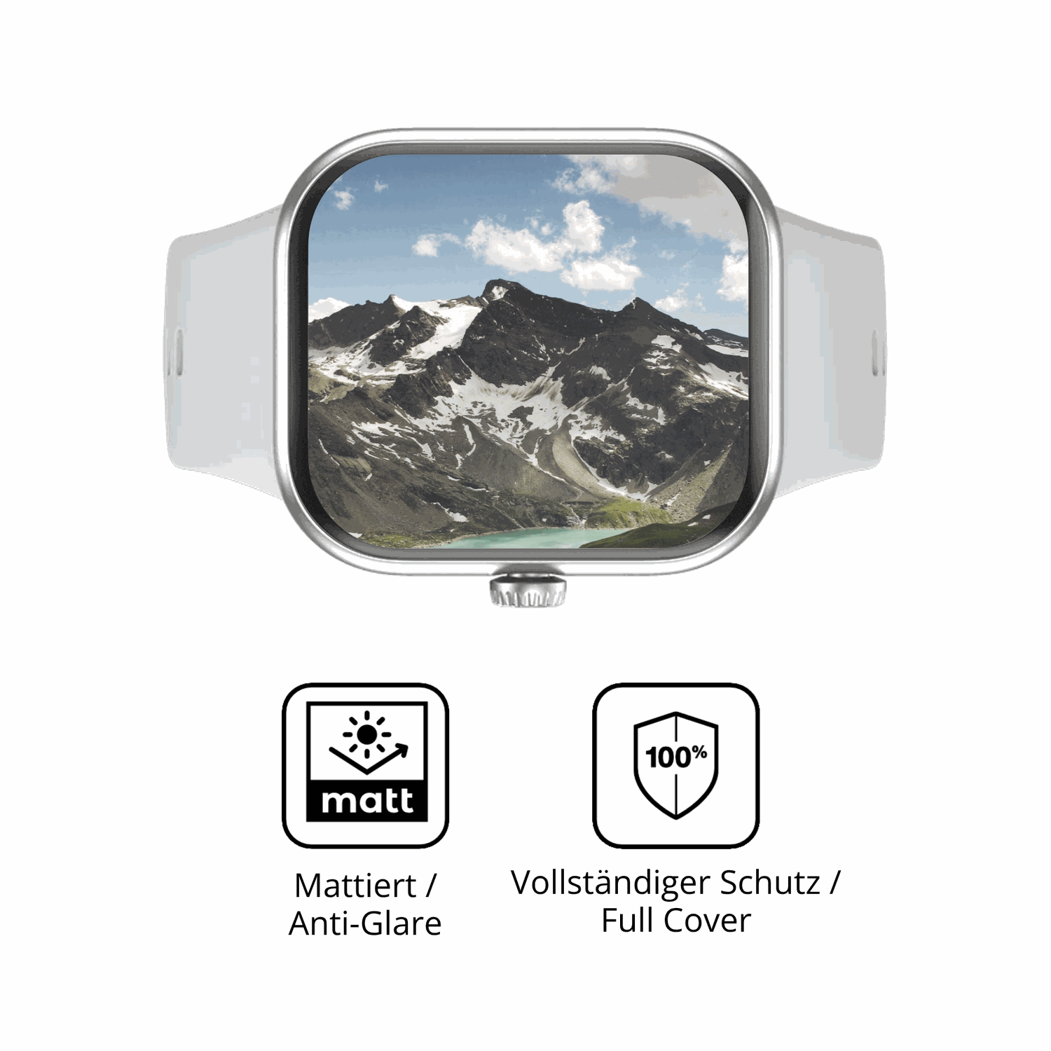 Flexible TPU-Folie passend zugeschnitten für Honor Choice Infowear Watch 2 Pro, vollständige Abdeckung