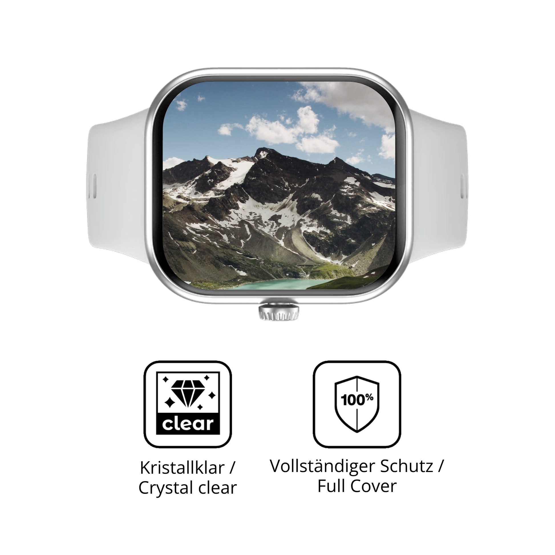 Dünne und klare Folie passend zugeschnitten für Honor Choice Infowear Watch 2 Pro
