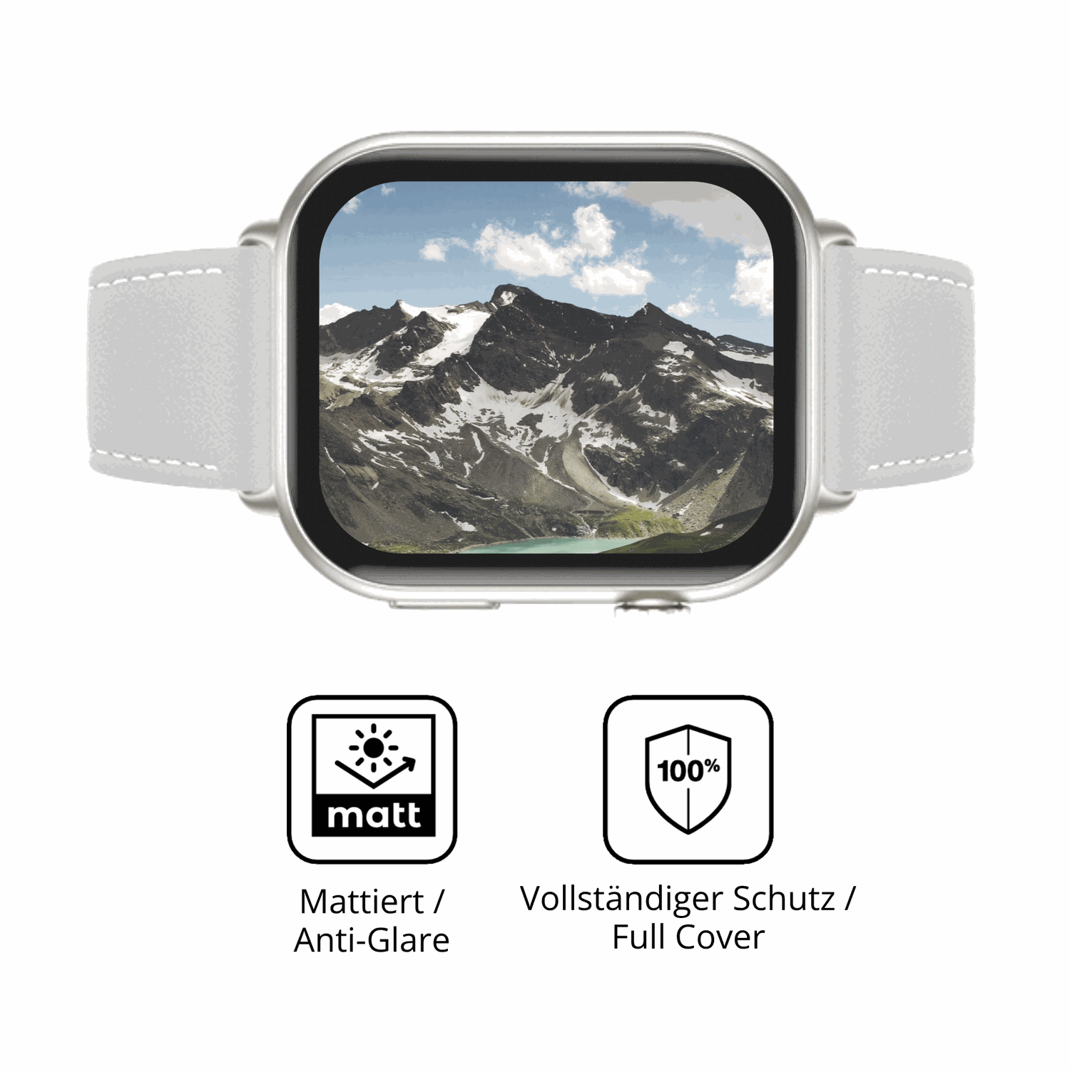 Flexible TPU-Folie passend zugeschnitten für Honor Choice Watch Infowear 2i, vollständige Abdeckung