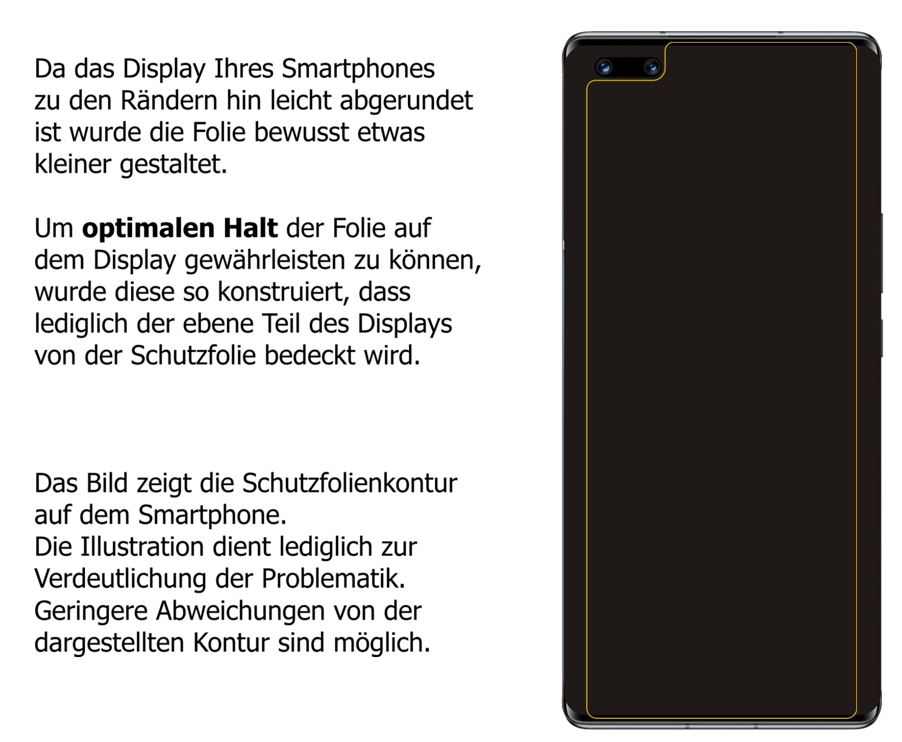 Privatsphäre-Schutz durch Sichtschutz-Folie passend zugeschnitten für Honor Magic 3
