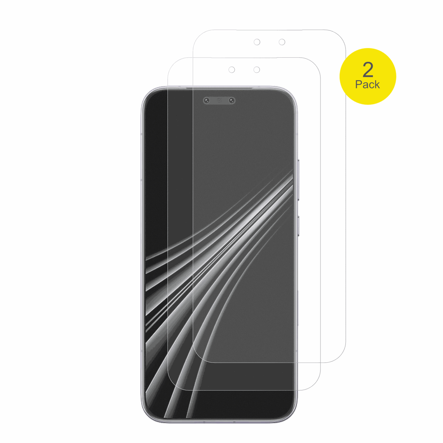 HonorMagic 8 RSR Porsche Design mit aufgebrachter dipos Flex Schutzfolie, glasklare Darstellung ohne Einschränkungen
