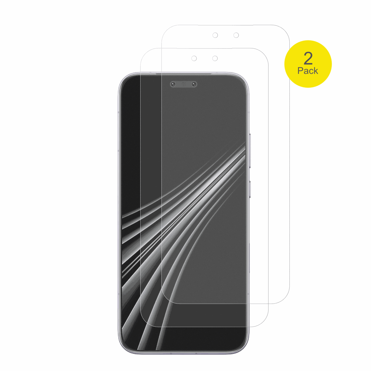 HonorMagic 8 RSR Porsche Design mit aufgebrachter dipos Flex Schutzfolie, glasklare Darstellung ohne Einschränkungen
