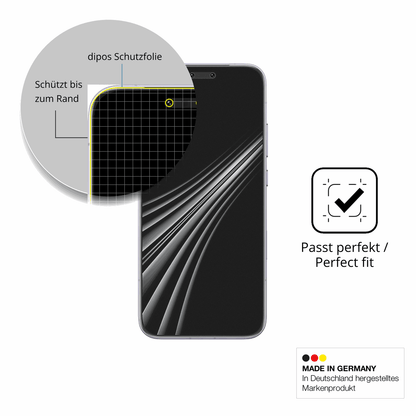 Besonders flexibler Displayschutz mit Anti-Shock-Schicht im Materialmix