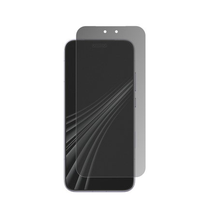 HonorMagic 8 RSR Porsche Design mit aufgebrachter dipos Flex Schutzfolie, die seitliche Einblicke blockiert
