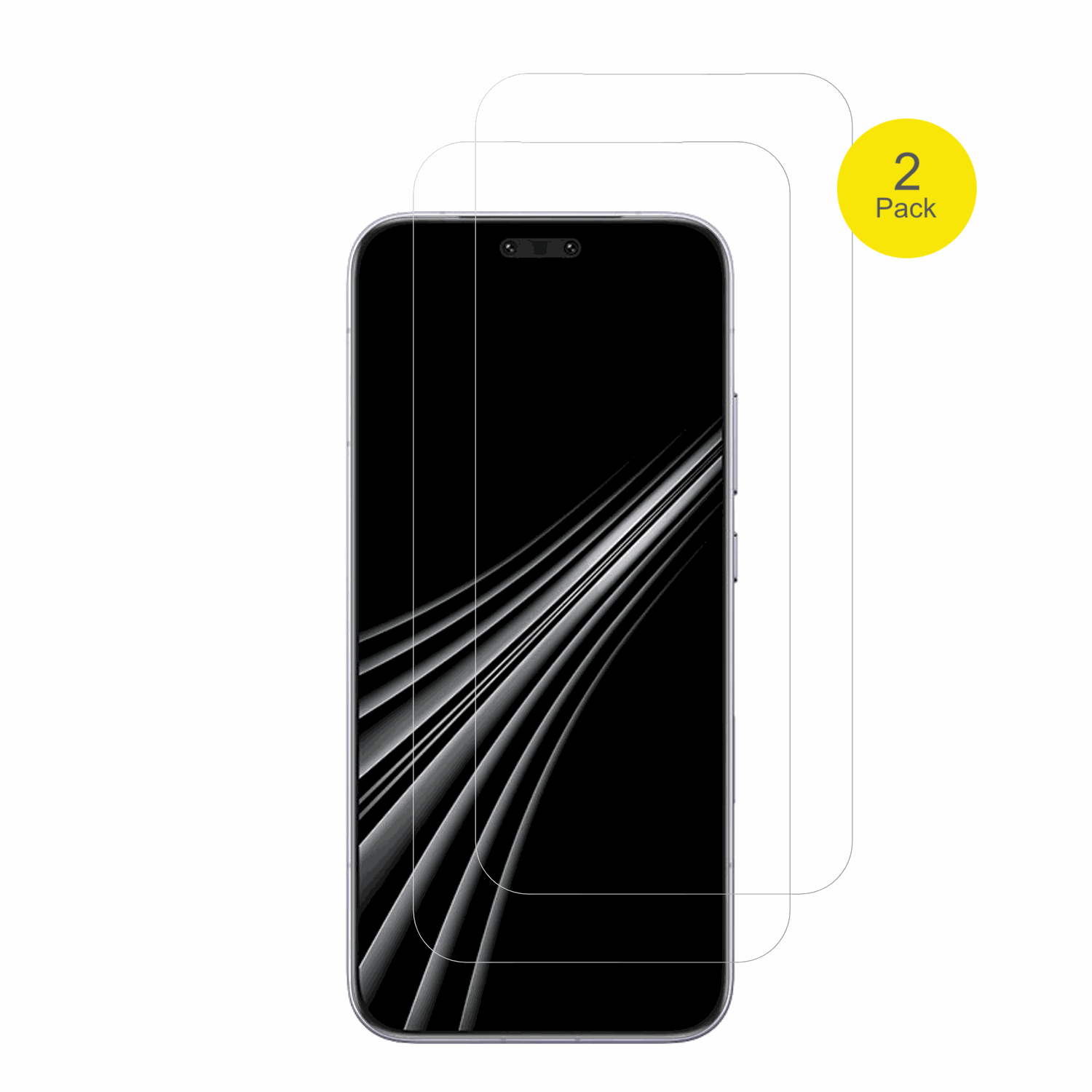 HonorMagic 8 RSR Porsche Design mit aufgebrachter dipos Displayschutzfolie, glasklare Darstellung ohne Einschränkungen