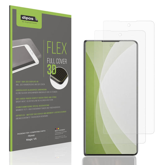 2x Full Cover matte Film for Honor Magic V5 Aussenseite Screen Protector