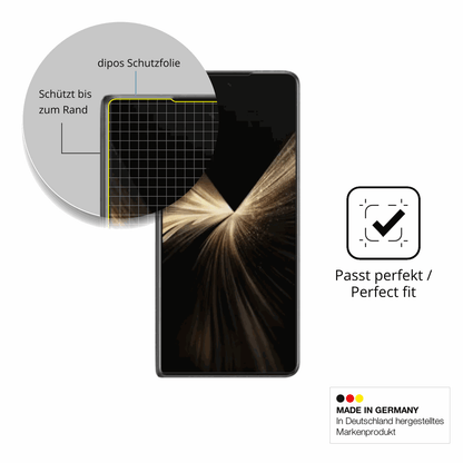 2x Screen Protector for Honor Magic V5 Aussenseite Protective Film covers 100%