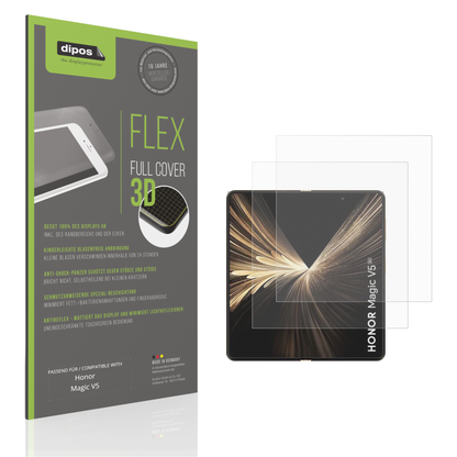 2x Full Cover matte Film for Honor Magic V5 Innenseite Screen Protector
