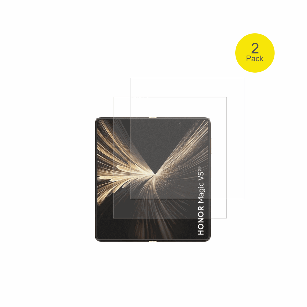 2x Full Cover matte Film for Honor Magic V5 Innenseite Screen Protector