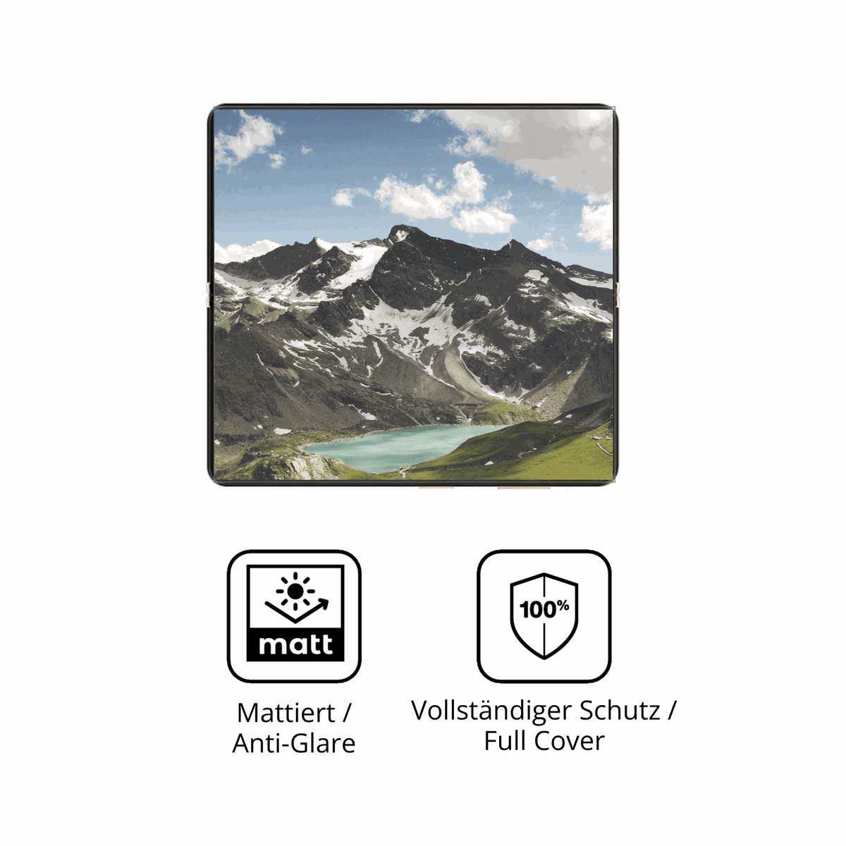 2x Full Cover matte Film for Honor Magic V5 Innenseite Screen Protector