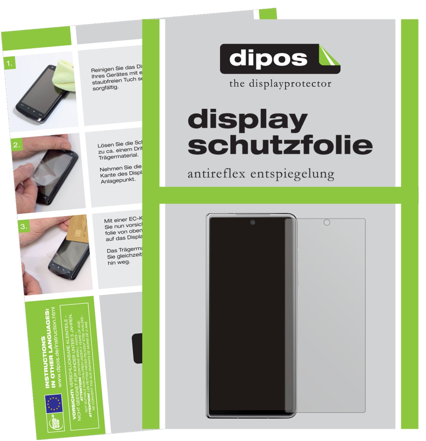 2x Schutzfolie matt für Honor Magic V Rückseite Display-Schutzfolie