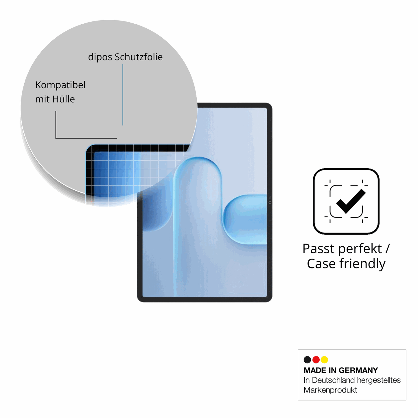2x Screen Protector for Honor Pad 10 Pro 11.5 Zoll Protection Anti Glare dipos