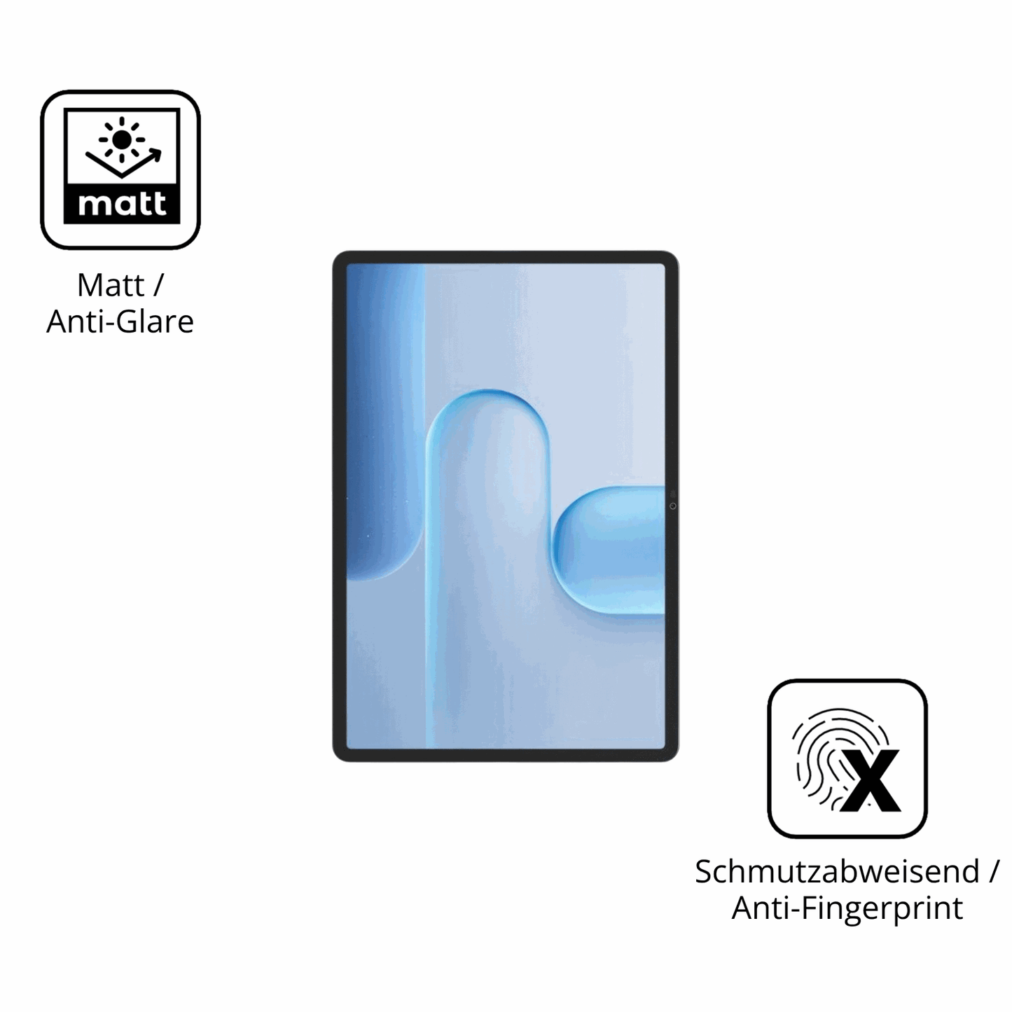 2x Screen Protector for Honor Pad 10 Pro 11.5 Zoll matte Flexible Glass 9H dipos