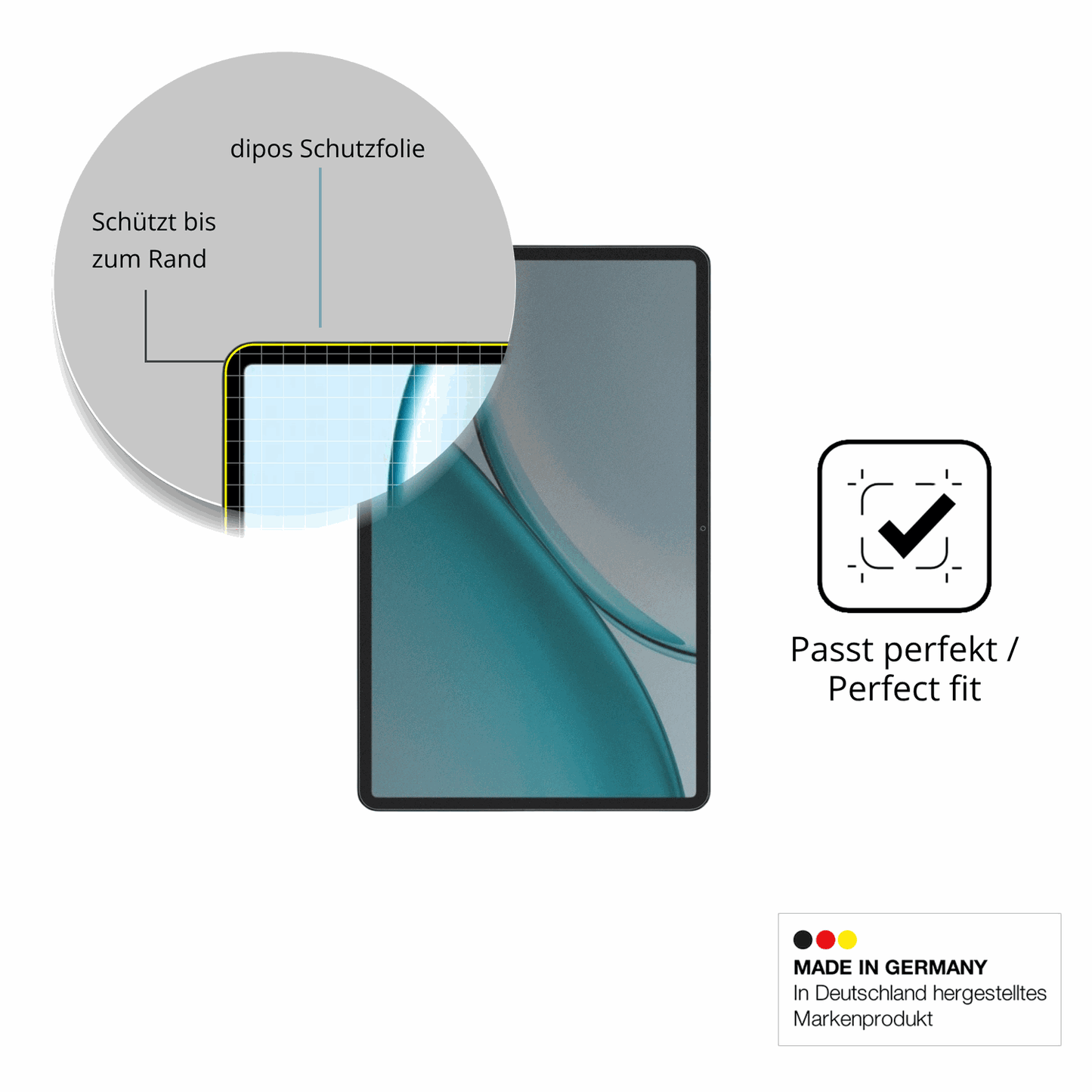 Screen Protector for Honor Pad X10 Pro 11.5 Zoll Privacy Filter 4-Way 