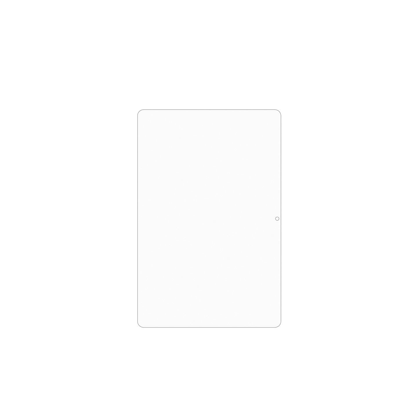 dipos Displayschutz für Honor Pad X8b, mattierte Oberfläche, geringe Dicke und perfekte Passform