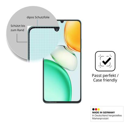 Schutzglasfolie mit optimaler Passform, zur Verwendung mit Hüllen geeignet