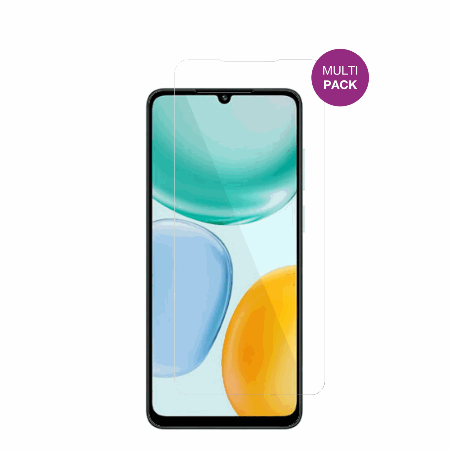 honorx5c mit aufgebrachter dipos Displayschutzfolie, glasklare Darstellung ohne Einschränkungen