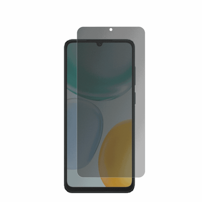 HonorPlay 10A 5G mit aufgebrachtem dipos Displayschutz, der seitliche Einblicke blockiert