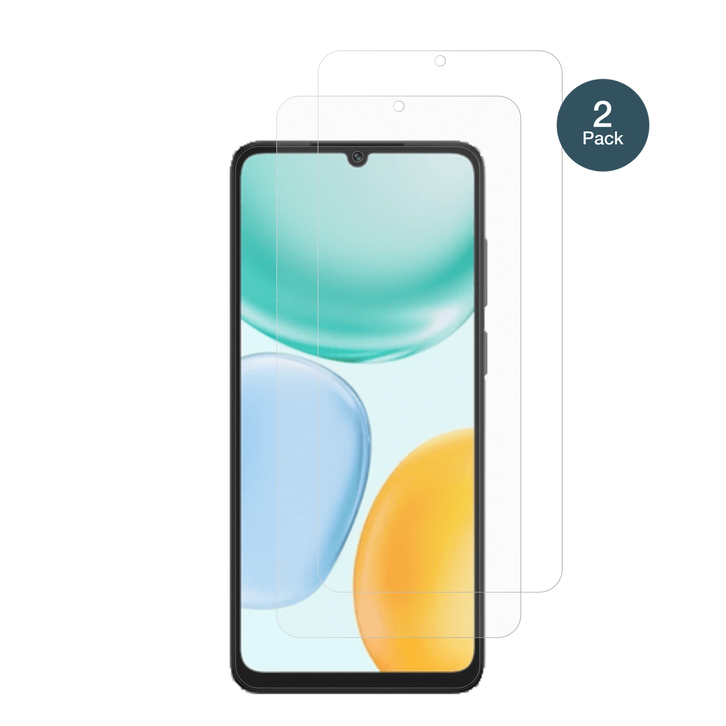 HonorPlay 10A 5G mit aufgebrachter dipos Panzerfolie, die lästige Fingerabdrücke minimiert