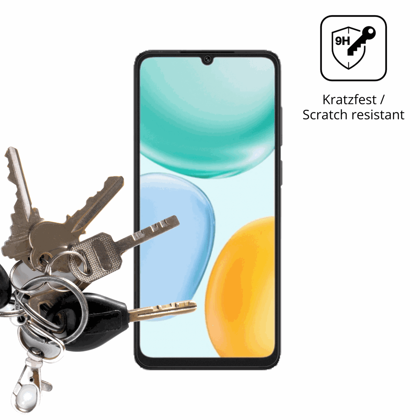dipos Displayschutz für Honor Play 10A 5G, mattierte Oberfläche, robuste Festigkeit und perfekte Passform