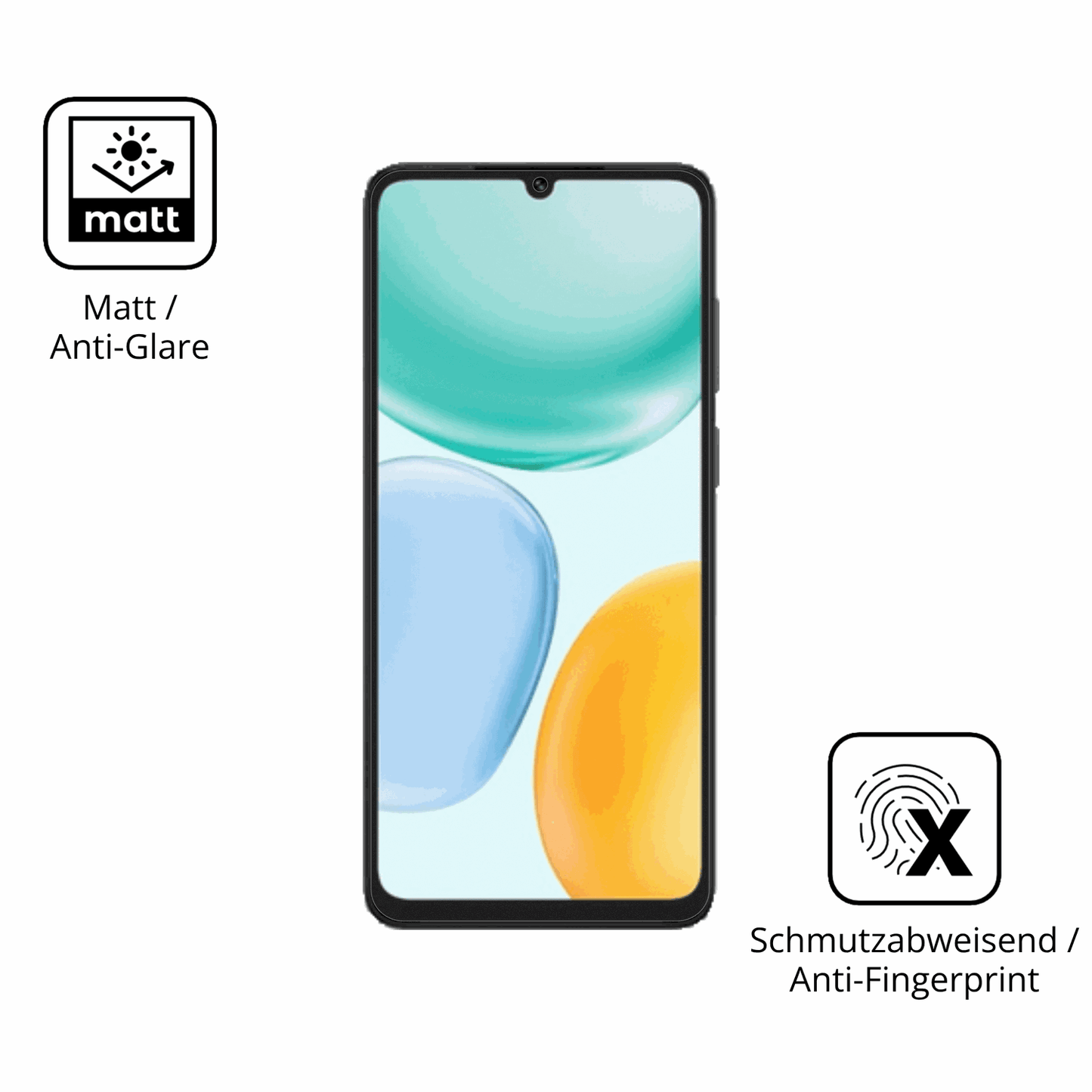 9H Hartbeschichtete, flexible Folie passend zugeschnitten für Honor Play 10A 5G