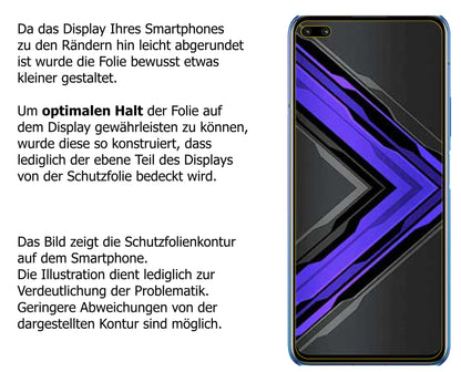 Schutzfolie mit optimaler Passform, zur Verwendung mit Hüllen geeignet