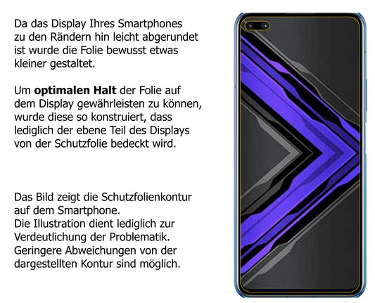 Schutzfolie mit optimaler Passform, zur Verwendung mit Hüllen geeignet