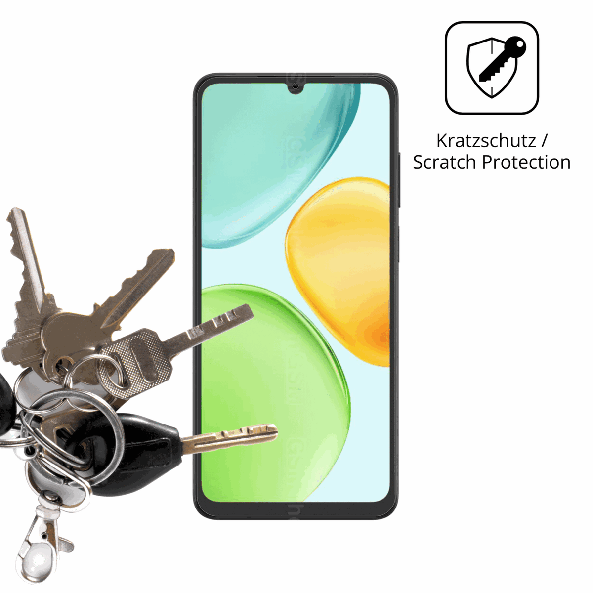 4x Screen Protector for Honor Play 60A Protection Anti Glare dipos